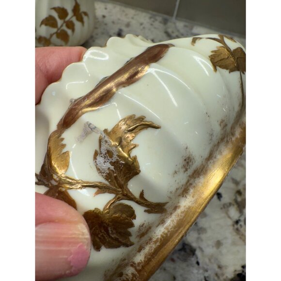 Antique Haviland Co. Limoges France Depose Creamer Sugar Bowl Porcelain Read - Picture 9 of 16